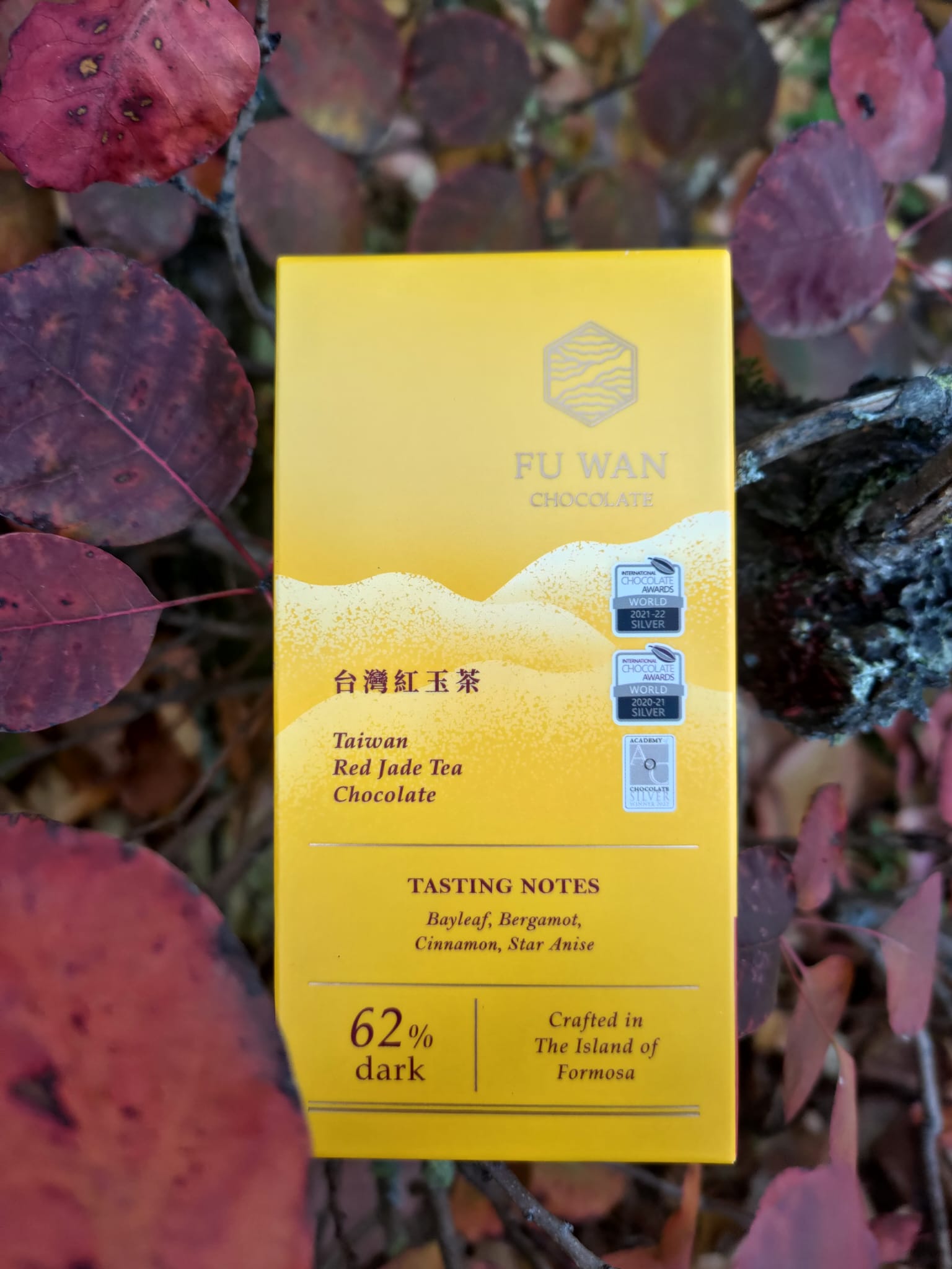 Red Jade Tea Chocolate - 62% dark